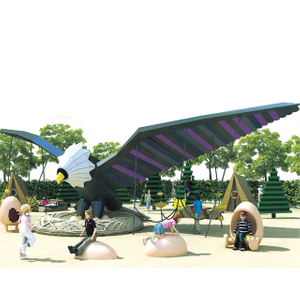 Outdoor Complex Playground Large Eagles Spreading Wings Combination Animal Playground (HK-2801)