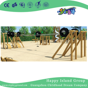 Outdoor Small Children Strop Wooden Playground (HHK-1901)