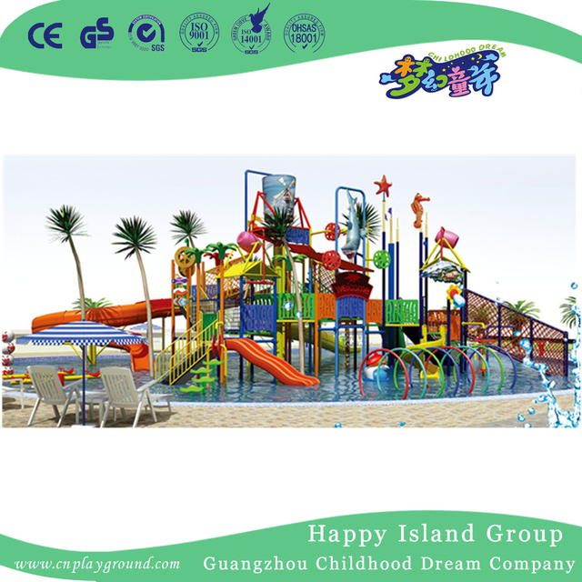 Amusement Park Outdoor Large Water Slide Playground Equipment (HHK-10602)