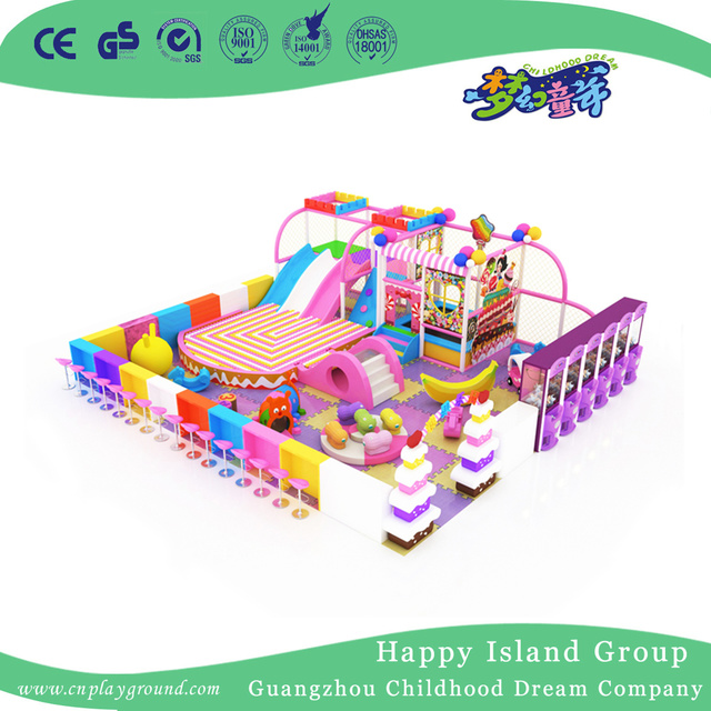 Pink Candy Paradise Kids Play Sweet Small Indoor Playground (TQ-200412)