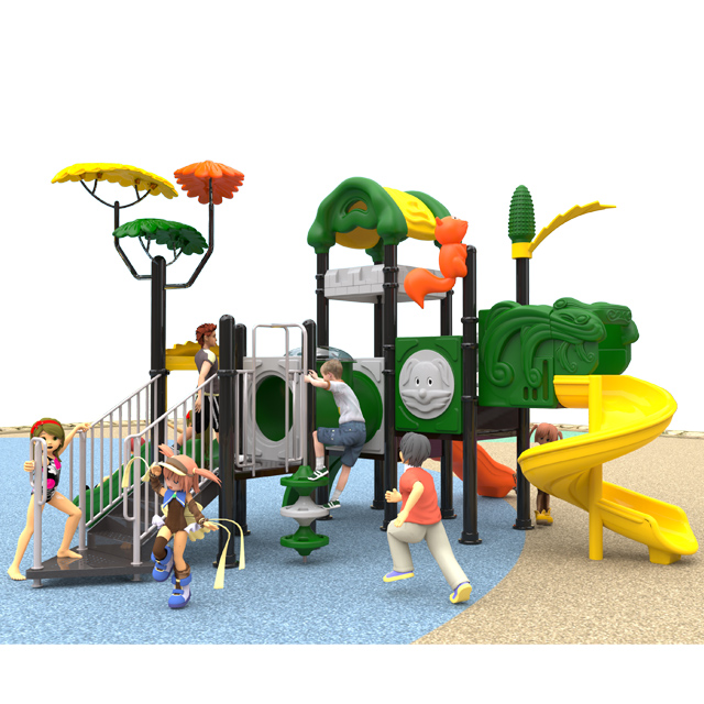2022 New Design kids playground with tree roof HKDLS-02101
