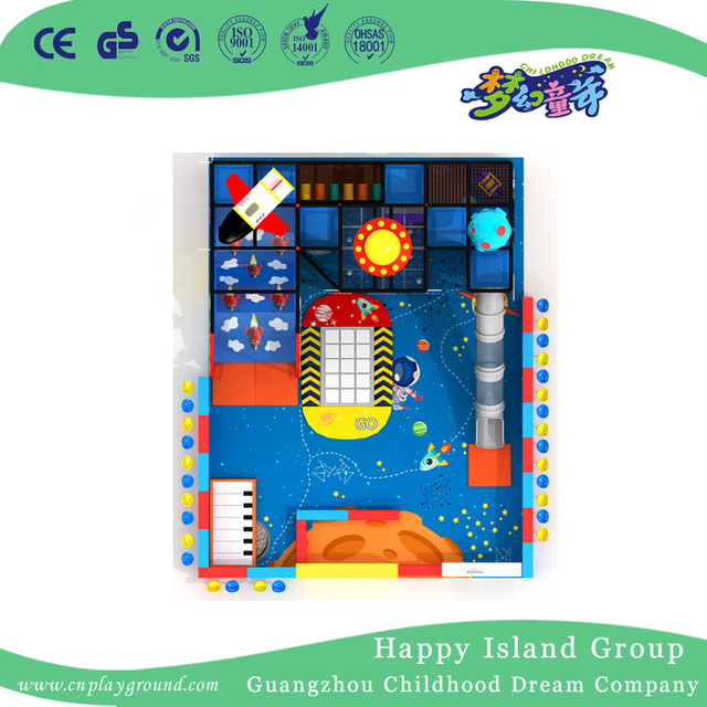 Half Open Outer Space Rocket Children Small Indoor Playground (TQ-180301)