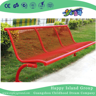 Public Red Outdoor Metal Leisure Bench Equipment (HHK-14704)
