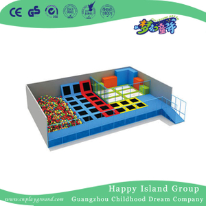 Large Indoor New Family Combination Trampoline With Ball Pool (HF-19601)