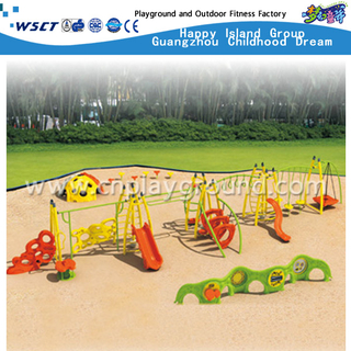 Multi Slides and Function Steel Structure Children Metal Playground on Promotion (HA-11501)