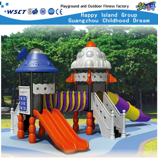 Small Children Outer Space Galvanized Steel Playground for Sale (HA-07201) 