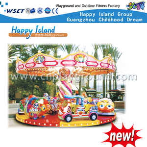Luxury Electric Carousel Ride Cartoon Car Amusement Playgrounds (HD-10601)