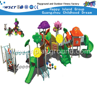 Large Outdoor Colorful Children Animal Cartoon Galvanized Steel Playground（M11-00801）