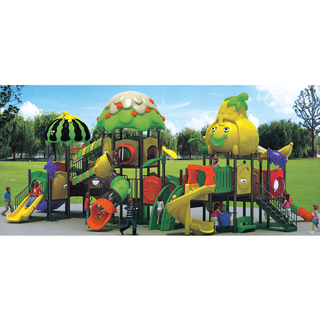 Outdoor Middle Fresh Vegetable Slide Playground for Children Play (HJ-11102)