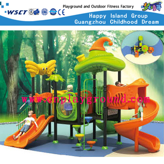 Outdoor Vegetable Galvanized Steel Playground with Children Plastic Slide Equipment (HC-5903)