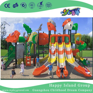  New Design Outdoor Children Combination Slides Playground