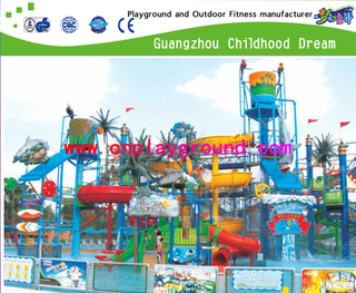 Large Family Water Park Slide Playground for Hotel 